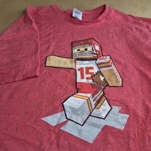 Delta Red Gamer Football Graphic Short Sleeve Tee